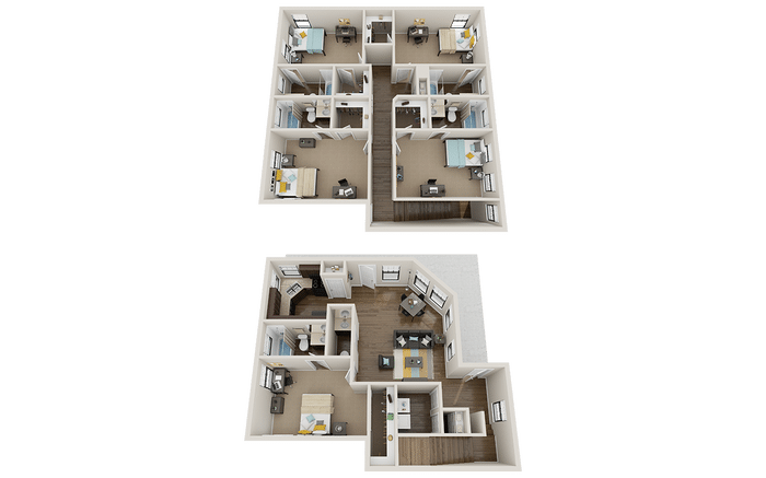 5x5.5 durango 2561 sq ft the collective at norman