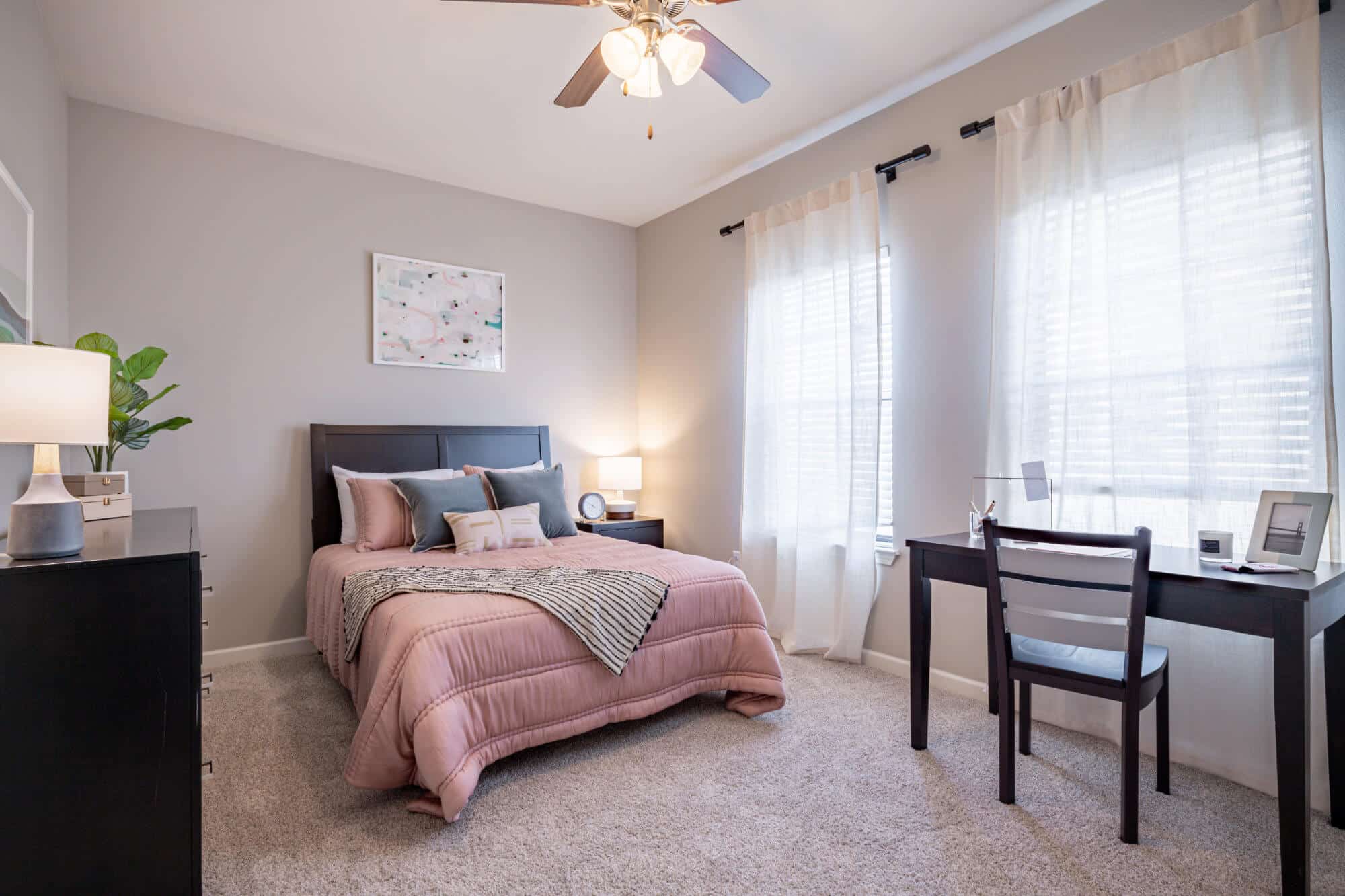 the collective at norman off campus cottage apartments near the university of oklahoma private bedrooms with plush carpeting furnished and unfurnished options