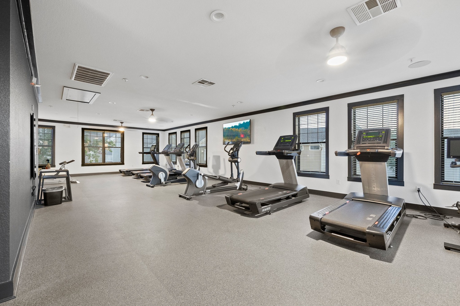 the collective at norman apartments near the university of oklahoma second floor fitness center cardio
